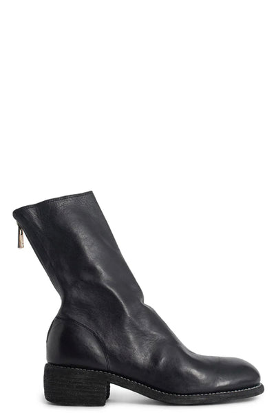 Guidi 788 Black - Back Zip Leather Boots | UJNG