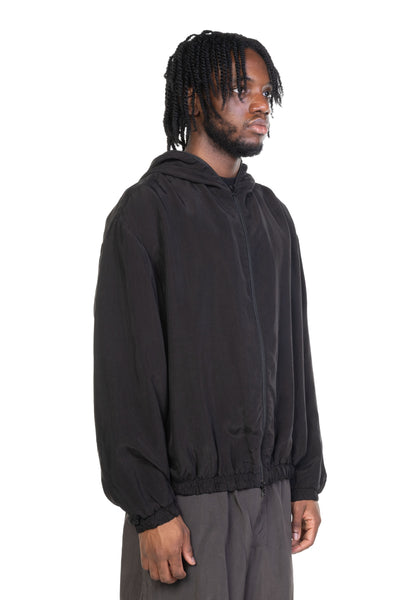Gabriela Coll NO.216 Double Hooded Zipper Jacket Black | UJNG