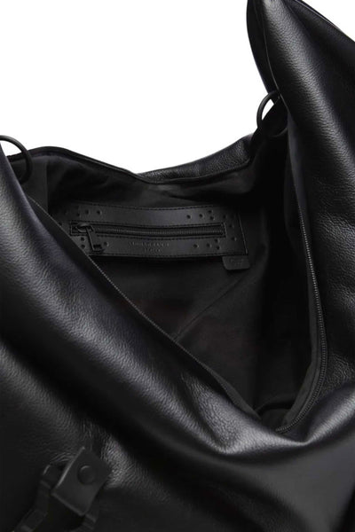 INNERRAUM Object HM4 XXL Half Moon Bag Black Matt | UJNG