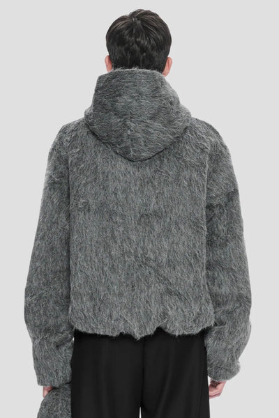 【HELIOT EMIL】 Pantheon フーディ HELIOT EMIL Gray Pantheon Hoodie Heliot Emil