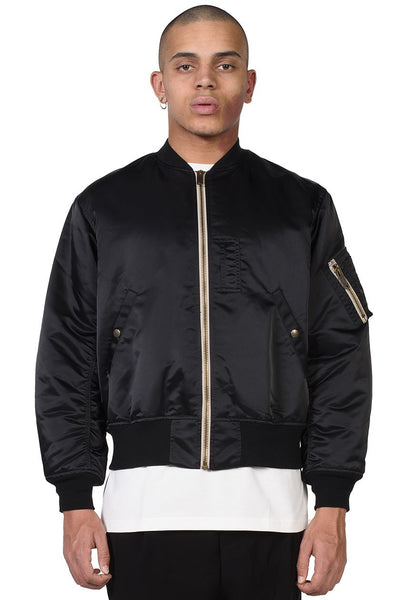 Christian DADA Black Embroidered Bomber | UJNG