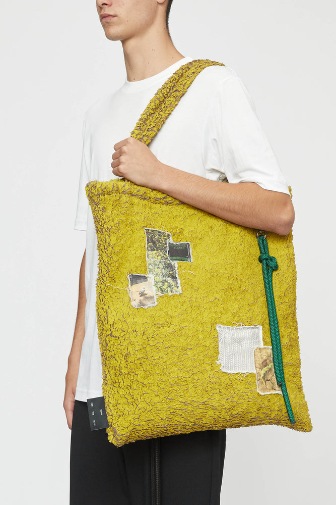 Painted Sherpa Tote Bag