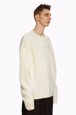 Dip Knitted Sweater Ivory