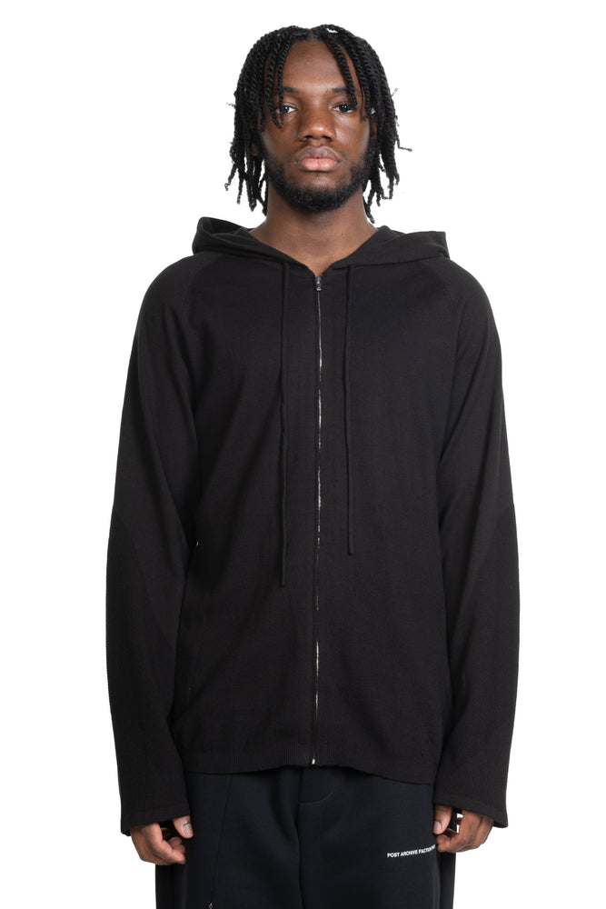 8.0 Knit Hoodie Right Black