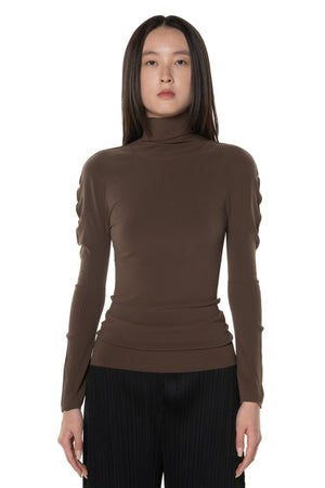 A-POC Skin Top Brown