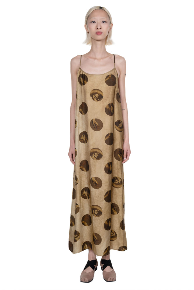 Anaya Dress Tan Brown