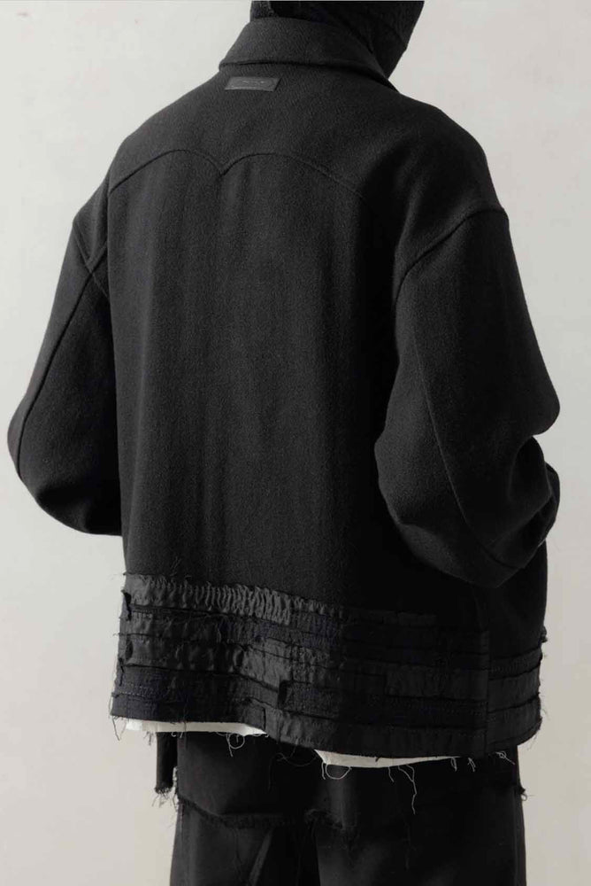 Applique Jacket Black