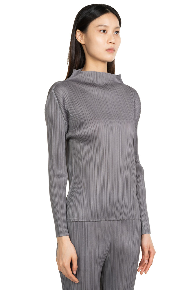 Pleats Please Top Grey
