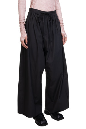 Black Double Layered Pants