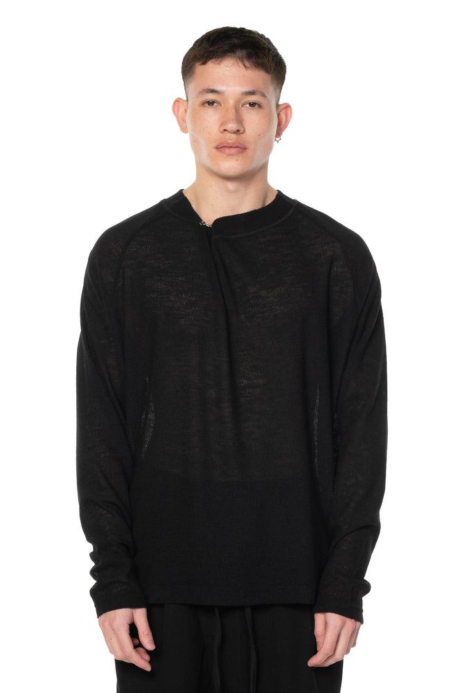 Black Neckless T-shirt