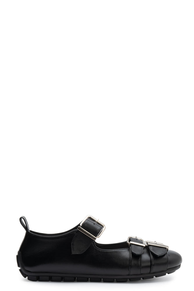 Buckle Ballerina Grip Black