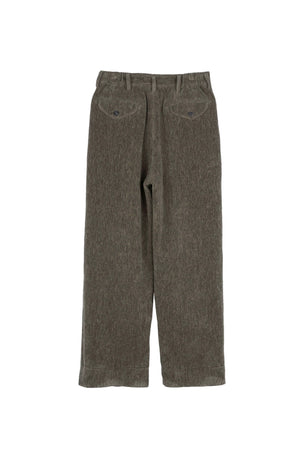 Chenille Cloth Straight Leg Trousers