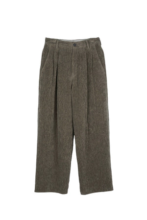 Chenille Cloth Straight Leg Trousers