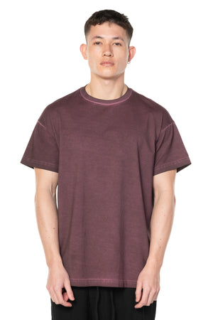 Chestnut Purple Garment Dyed T-shirt