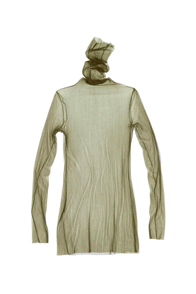Cisne Tulle Top Olive
