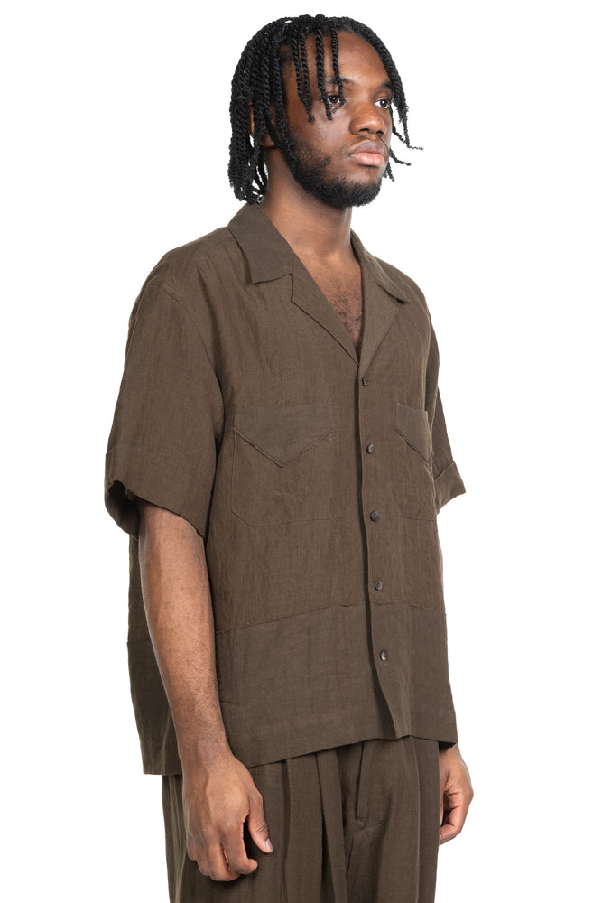 Collaged Short Sleeve Shirt