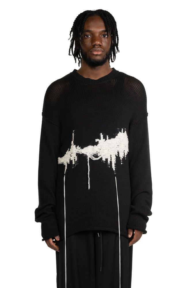 Crew Neck Long Sleeves Knit