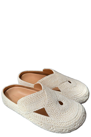 Crochet Sandal White