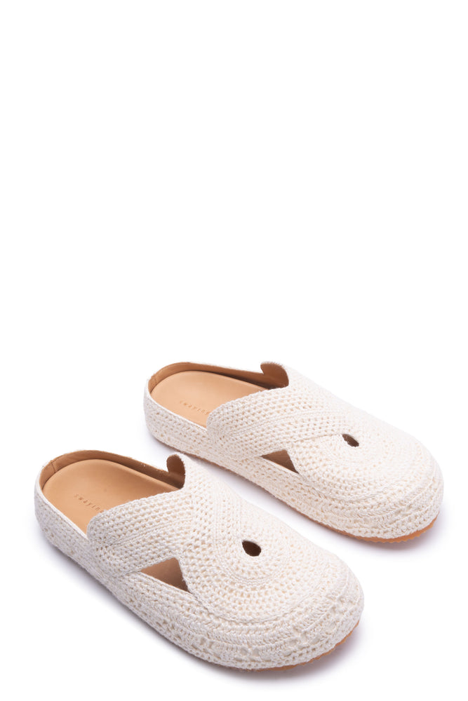 Crochet Sandal White