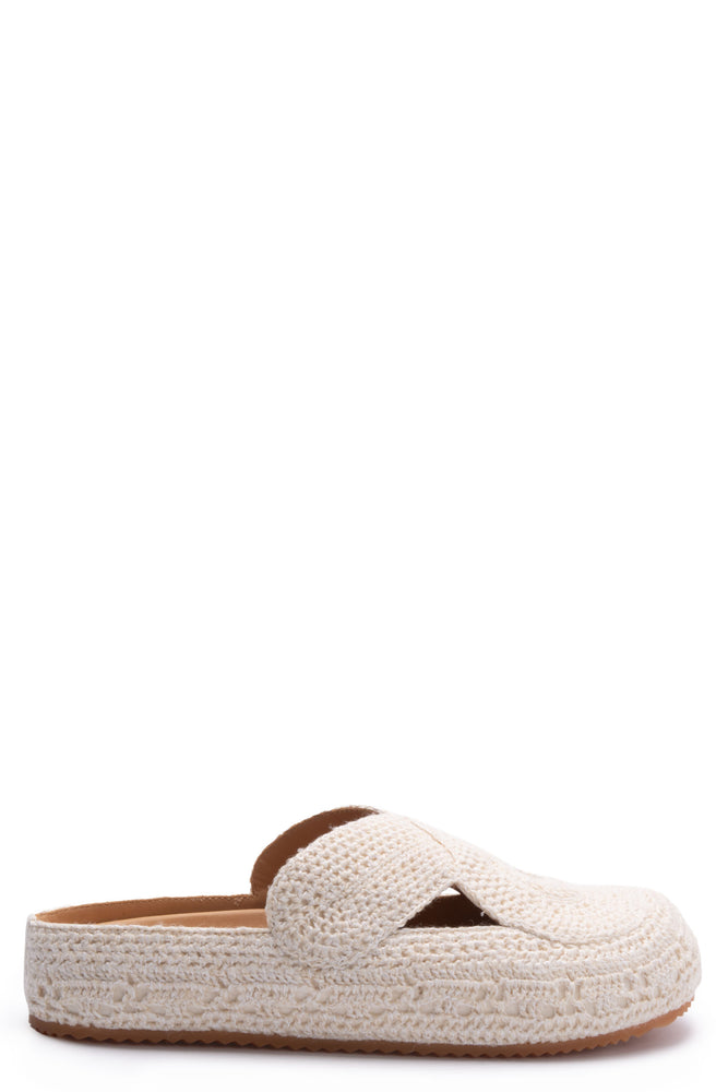 Crochet Sandal White