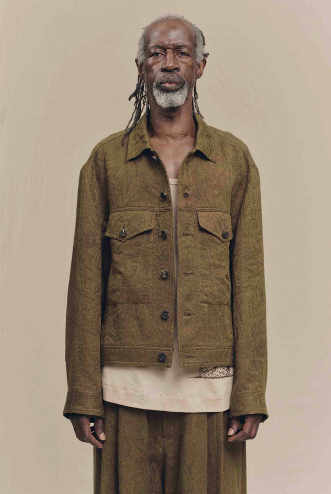 Cropped Jacket Olive