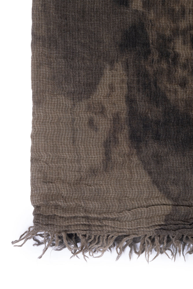 Digital Print Scarf Brown