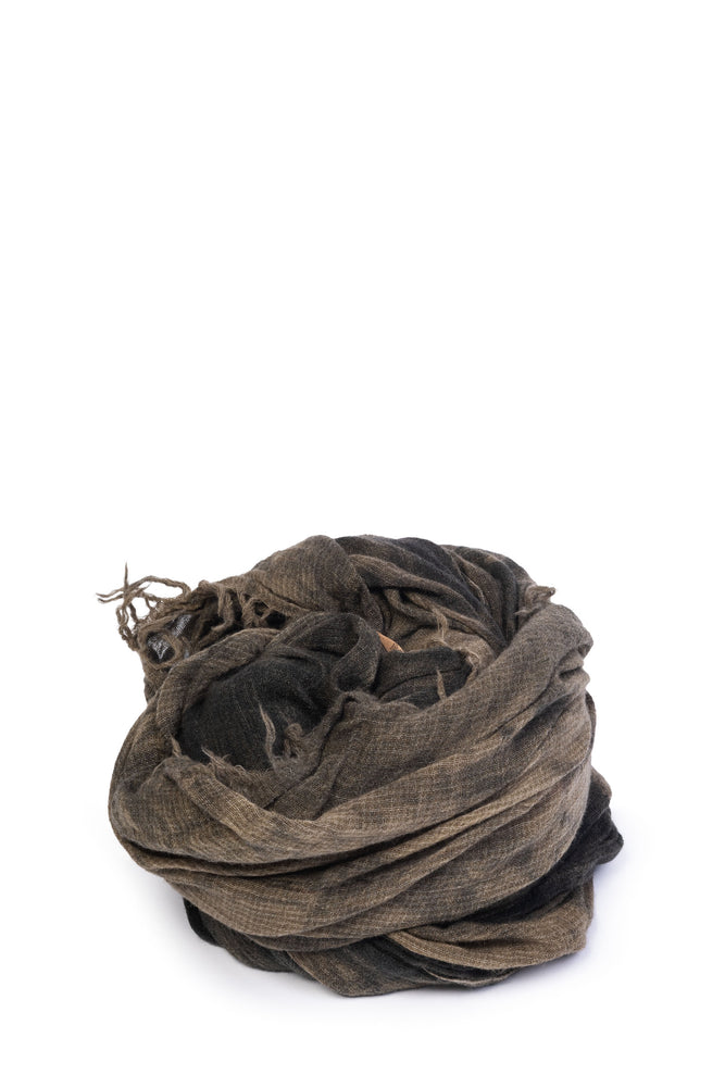 Digital Print Scarf Brown