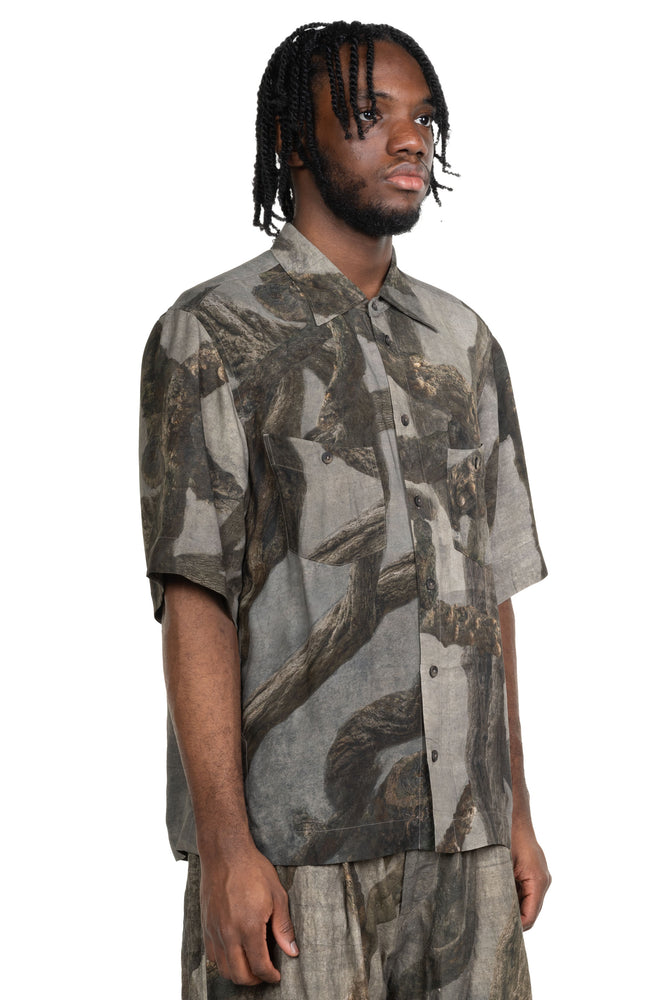 Digital Print Short Sleeve Shirt