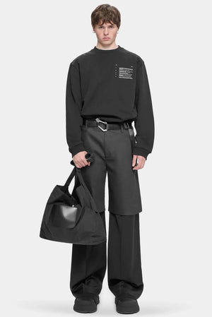 Dopio Layered Trousers Black