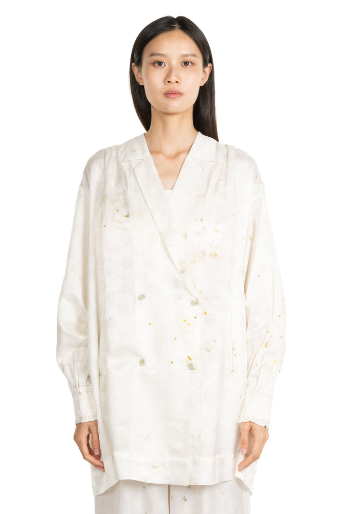 Double Breast Hoary Jacket