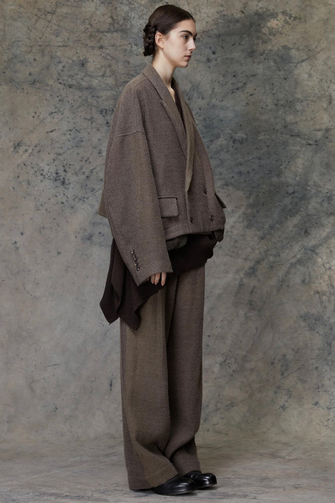 Double Breasted Cropped Jacket