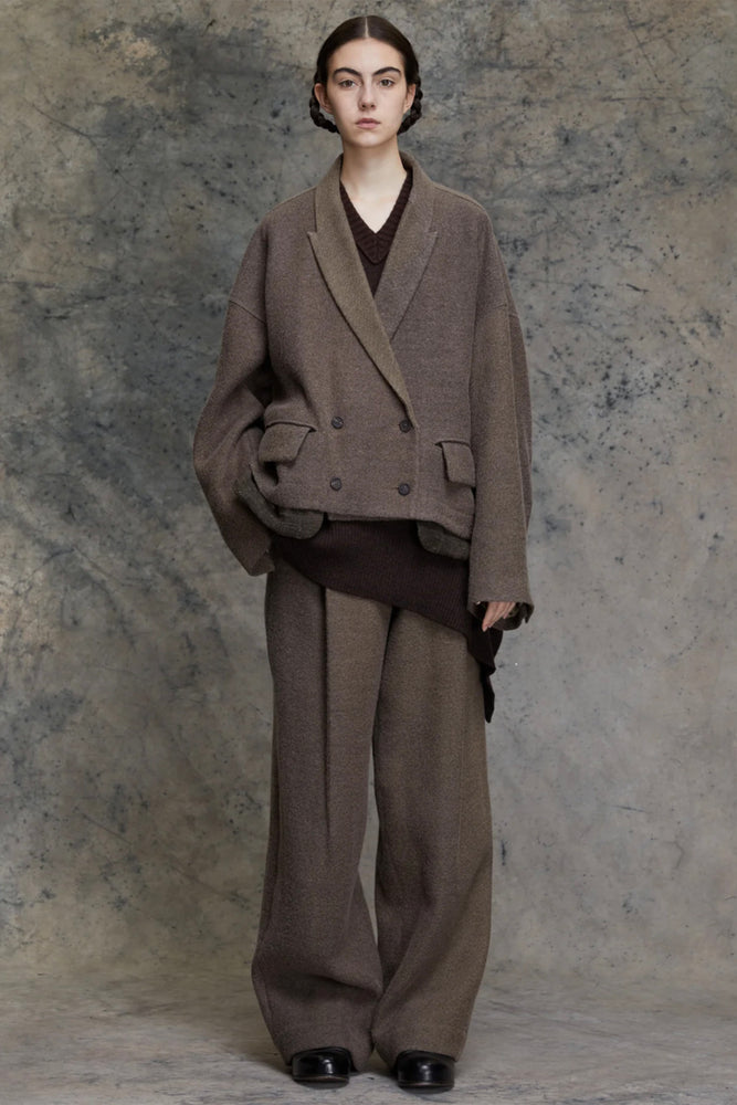 Double Breasted Cropped Jacket