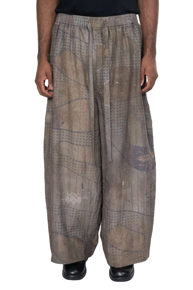 Drawstring Wide Leg Pants