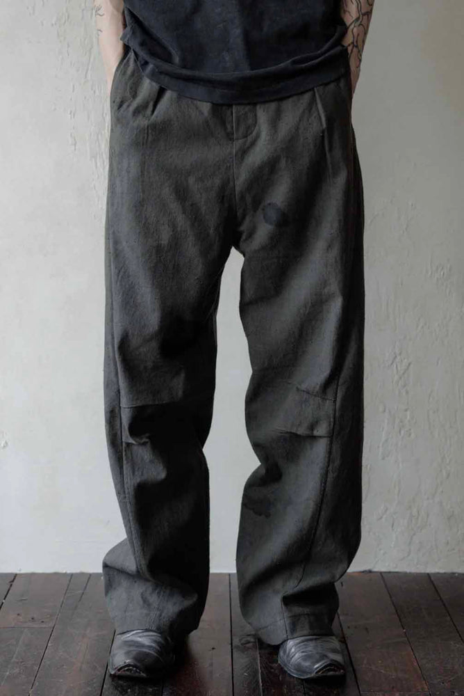 E Pants Natural Dyed Grey