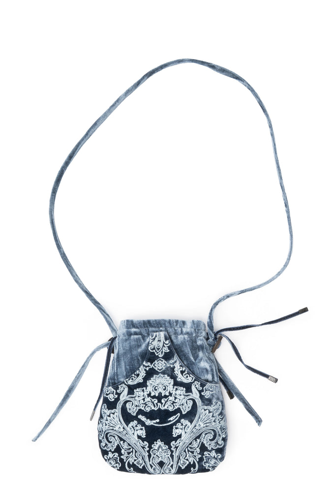 Embroidery Bag Pale Blue