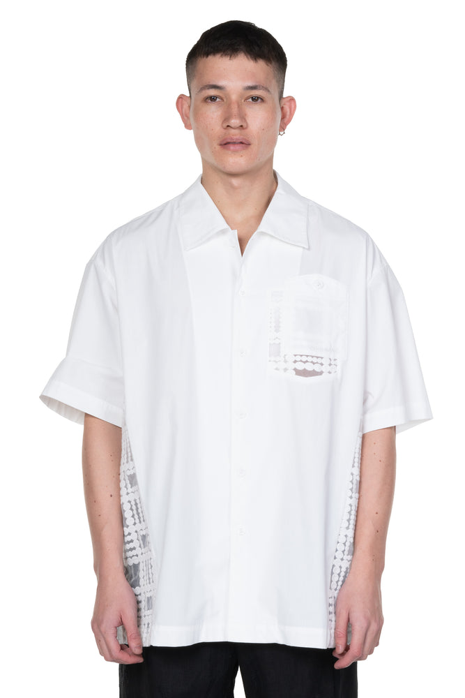 Embroidery Patchwork Shirt