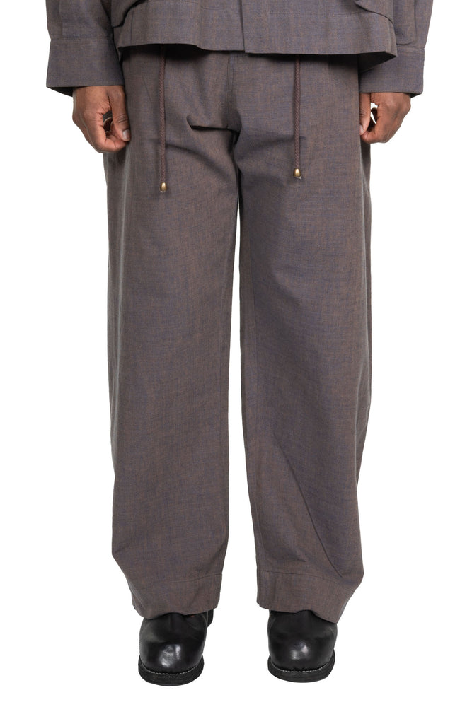 Farmer Pant Persimmon Indigo Dyed Cotton