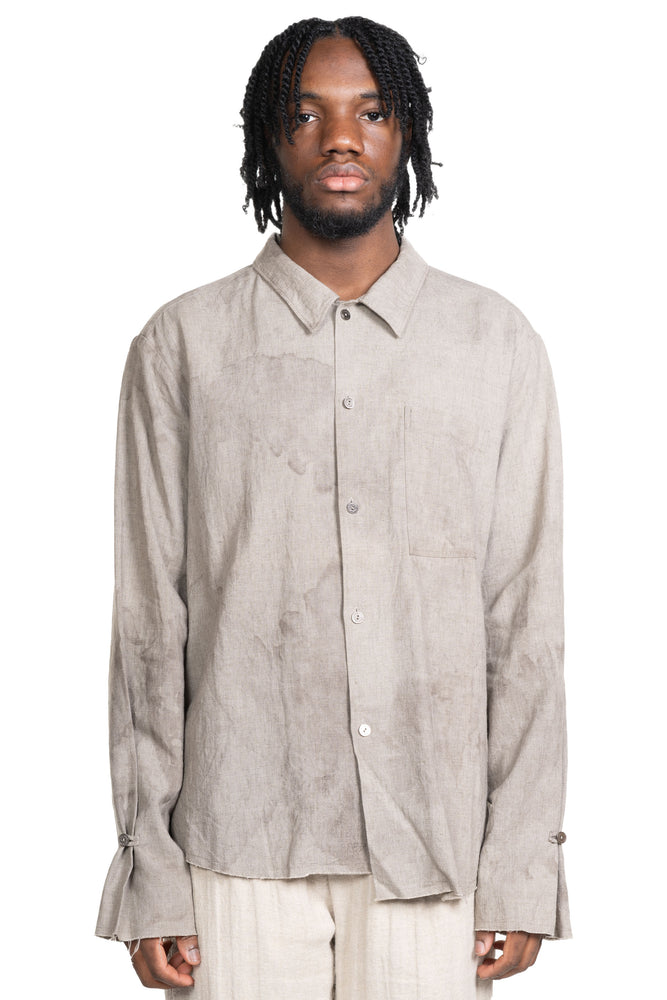FM Loner Shirt Natural Dyed Grey
