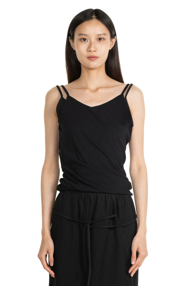 Folding Double Layers Top Black