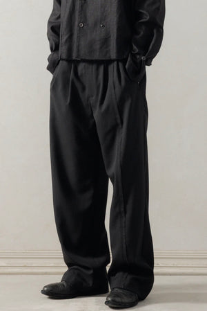 Frayed Pants Black