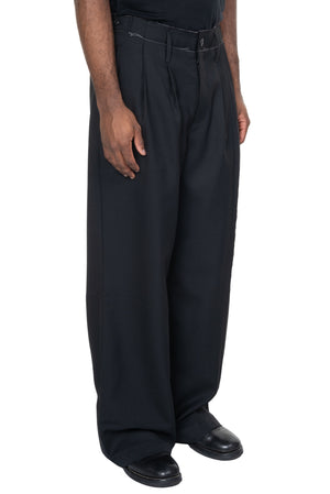 Frayed Pants Black