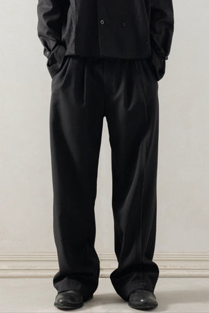 Frayed Pants Black