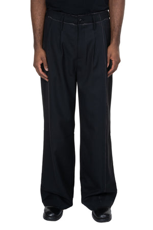 Frayed Pants Black