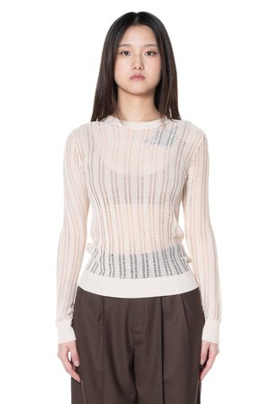 Ivory Classic Knit Top