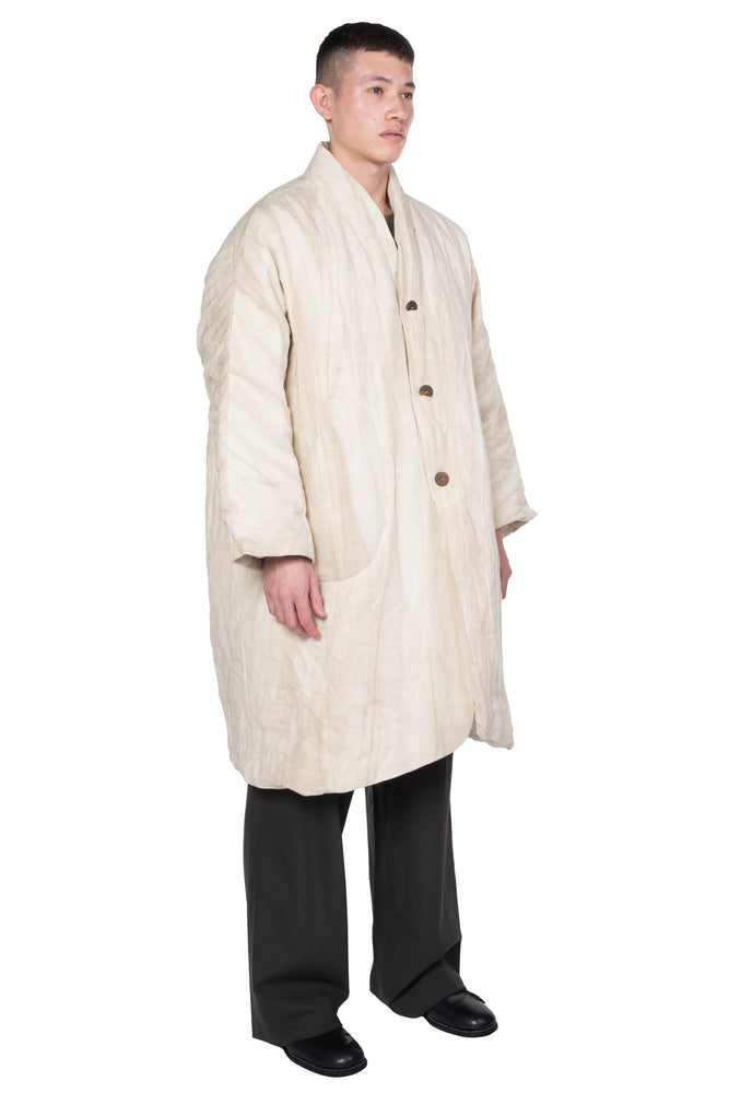 Ivory White Padded Coat