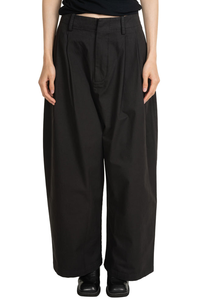 Kendo Six Pleat Trousers Black