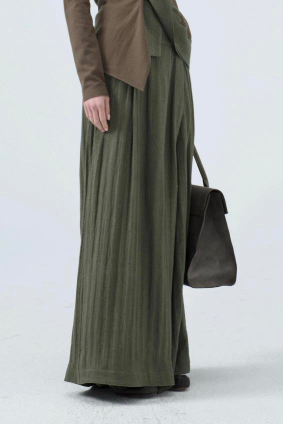 Linen Pants Green