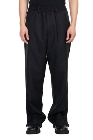 Long Straight Pants Black