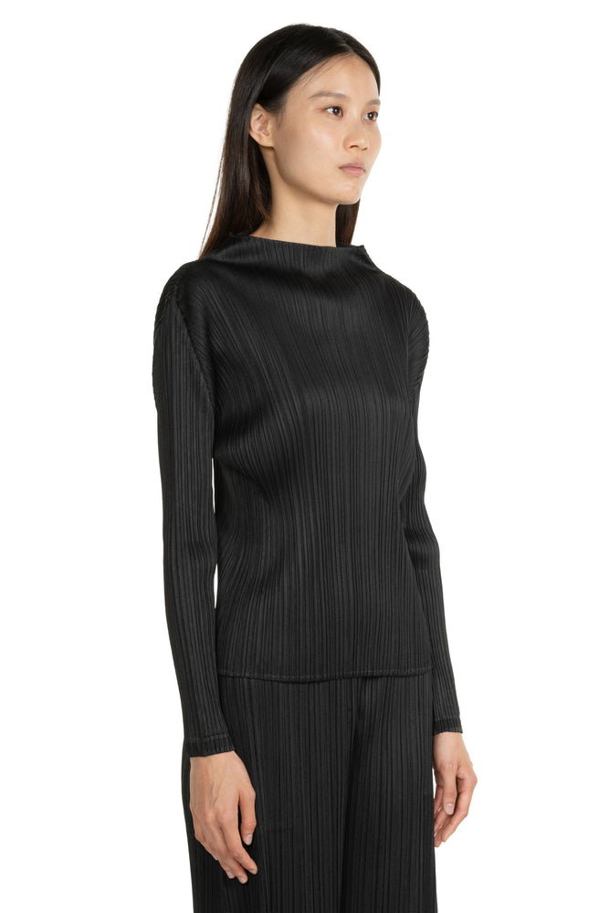 Monthly Colors February Top Black