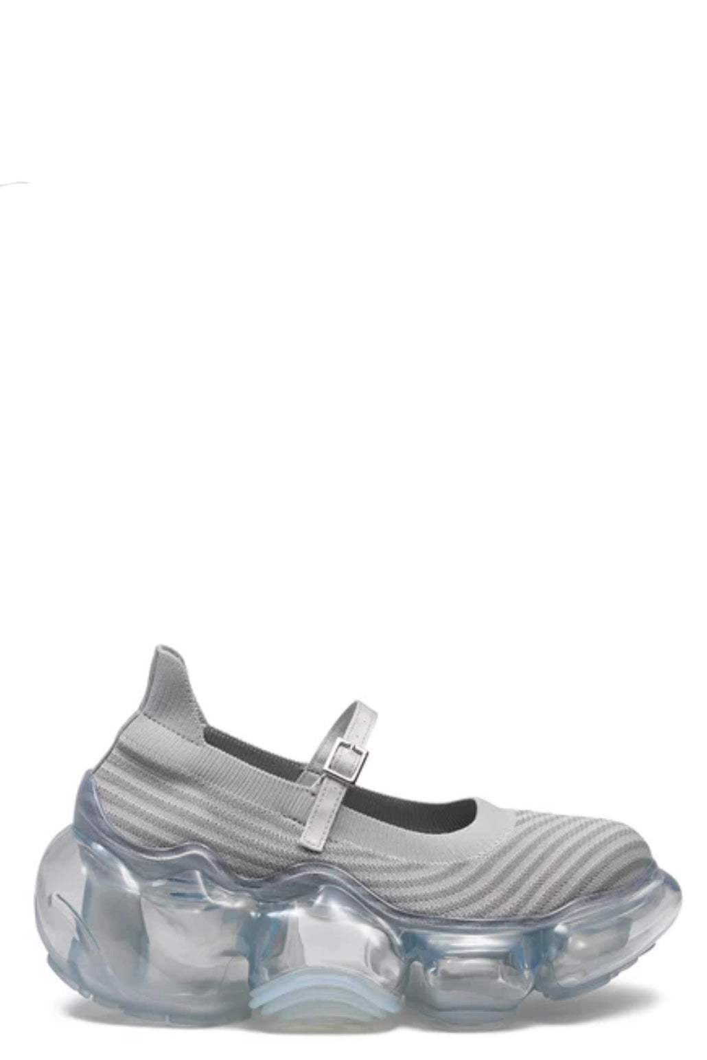 Grounds Moopie Knit Pump Gray / Ice Gray | UJNG